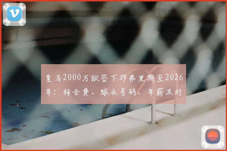皇马2000万欧签下邓弗里斯至2026年:转会费、球衣号码、年薪及对后防线的实质影响分析